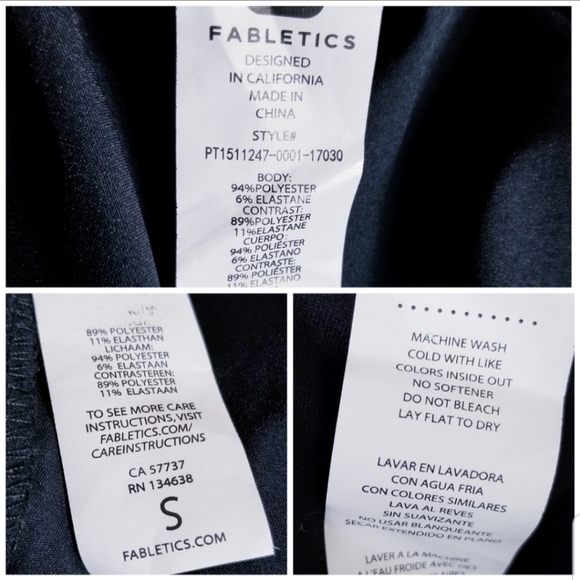 Fabletics Mariah Pants II Black Slouchy Fit - Picture 8 of 8